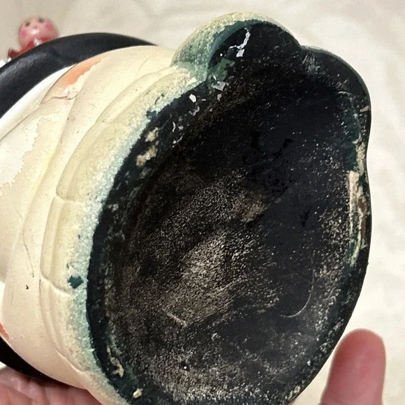 Vintage Snowman Vase‎ Christmas Wooden Ornaments Toys Assemblage Display Gift - Picture 8 of 11